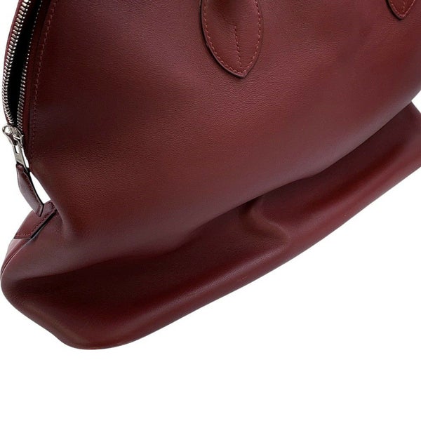 エルメス ハンドバッグ ボリード リラックス 45 ルージュアッシュ/シルバー金具 ヴォーシッキム □K刻印 ソルド品