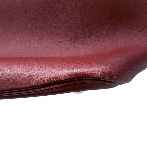 エルメス ハンドバッグ ボリード リラックス 45 ルージュアッシュ/シルバー金具 ヴォーシッキム □K刻印 ソルド品