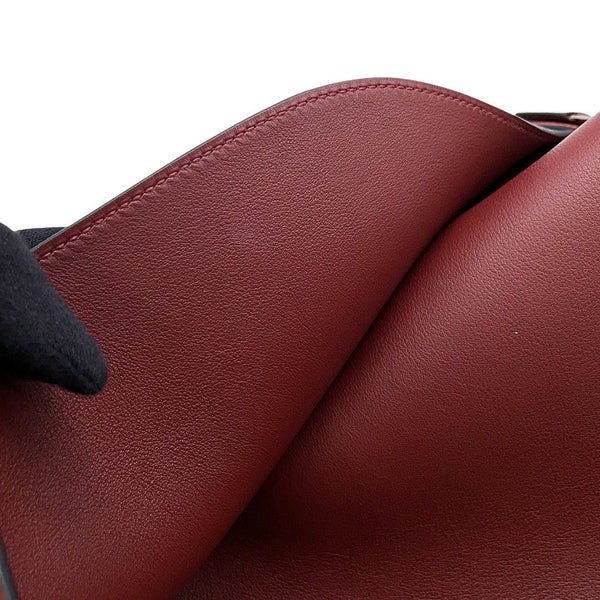 エルメス ハンドバッグ ボリード リラックス 45 ルージュアッシュ/シルバー金具 ヴォーシッキム □K刻印 ソルド品