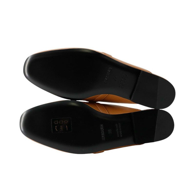 エルメス ミュール オズ OZ シープスキン ベロア レディースサイズ35 HERMES 靴