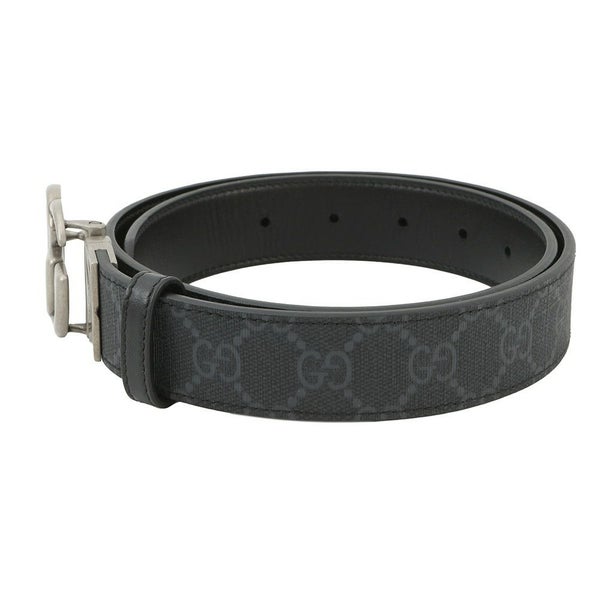 グッチ べルト ダブルGG レザー リバーシブル サイズ80 643847 GUCCI メンズ 黒