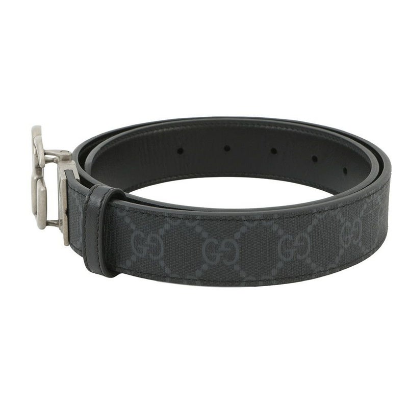 グッチ べルト ダブルGG レザー リバーシブル サイズ80 643847 GUCCI メンズ 黒