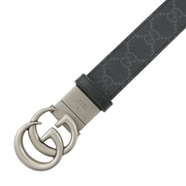 グッチ べルト ダブルGG レザー リバーシブル サイズ80 643847 GUCCI メンズ 黒