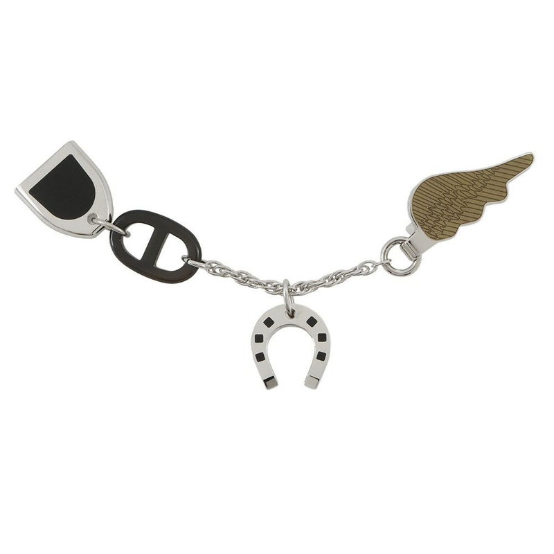 エルメス ブローチ ボン・ヴォヤージュ バッファローホーン ラッカーメタル HERMES アクセサリー