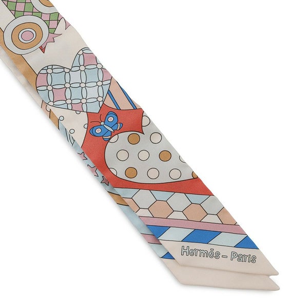 エルメス スカーフ ツイリー 森のささやき Les Murmures de la Foret HERMES シルクツイル 2023春夏