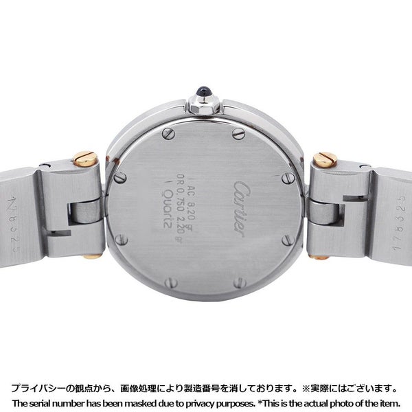 カルティエ サントス ヴァンドーム 8191 Cartier 腕時計 白文字盤 クォーツ