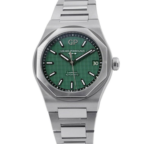 ジラールペルゴ ロレアート 81010-11-3153-1CM GIRARD-PERREGAUX 腕時計 グリーン文字盤