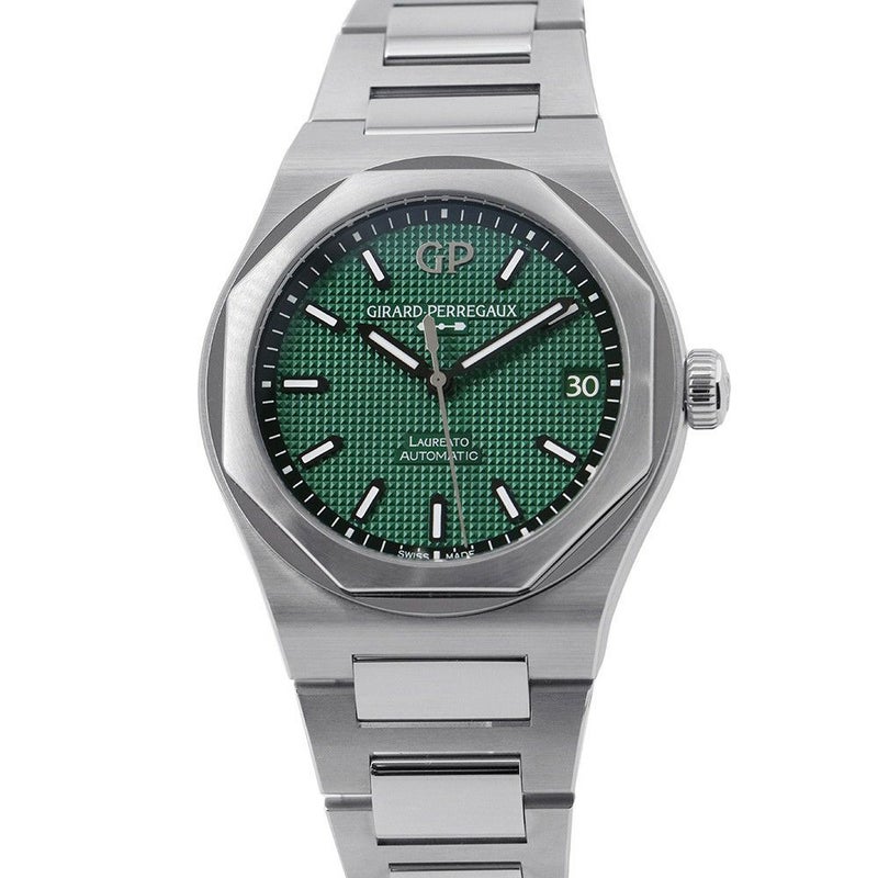 ジラールペルゴ ロレアート 81010-11-3153-1CM GIRARD-PERREGAUX 腕時計 グリーン文字盤