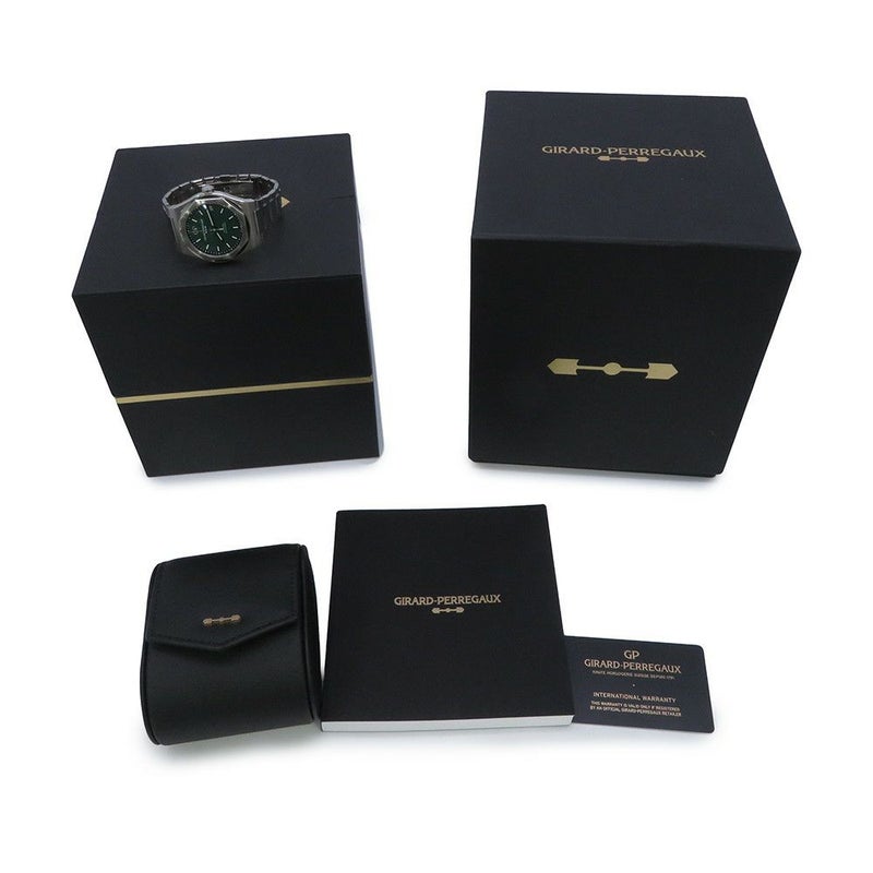 ジラールペルゴ ロレアート 81010-11-3153-1CM GIRARD-PERREGAUX 腕時計 グリーン文字盤