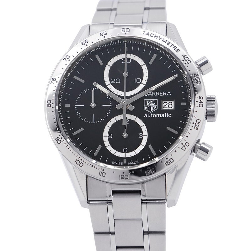 タグホイヤー カレラ キャリバー16 クロノグラフ エレガンス CV2016.BA0786 TAG Heuer 腕時計 黒文字盤