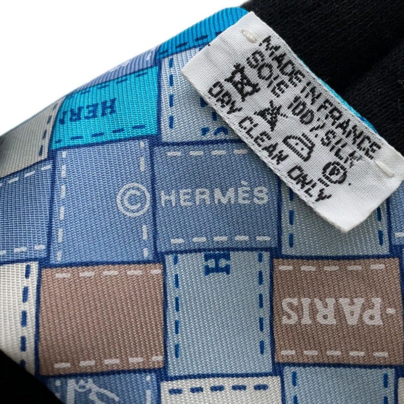 エルメス スカーフ ツイリー ボルデュック Bolduc au Carre HERMES シルクスカーフ チェック