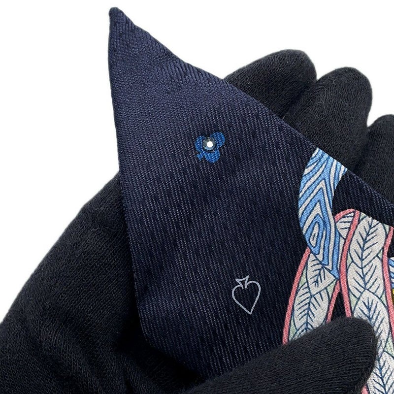 エルメス スカーフ ツイリー ビジュー ピケ ハートのクイーン Dame de Coeur HERMES シルクツイル 2022年秋冬 黒