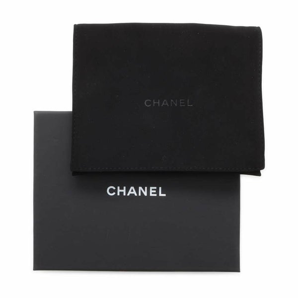 シャネル 三つ折り財布 マトラッセ スモール フラップ ウォレット キャビアスキン AP3081 財布 黒