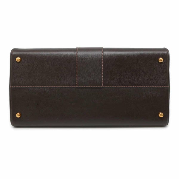 デルヴォー ハンドバッグ ブリヨン レザー Delvaux バッグ ステッチ