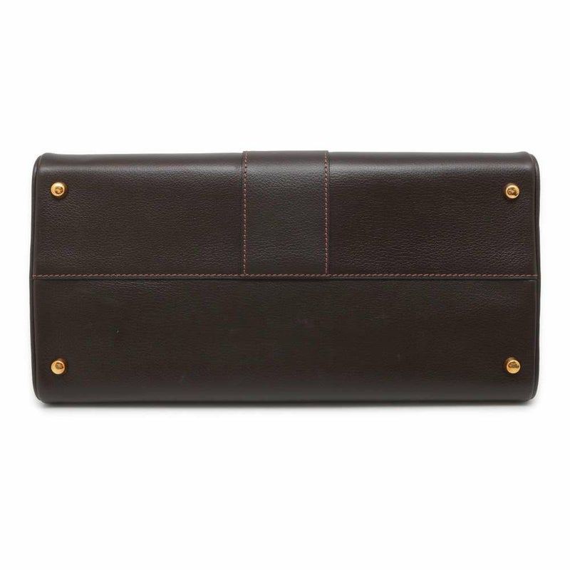 デルヴォー ハンドバッグ ブリヨン レザー Delvaux バッグ ステッチ