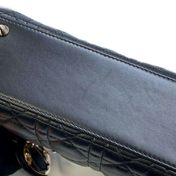 クリスチャン・ディオール ハンドバッグ レディディオール MY ABCDIOR カナージュ M0538OCAL 2wayショルダーバッグ 黒