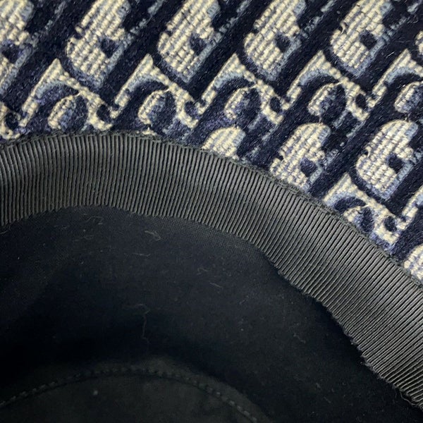 クリスチャン・ディオール ハット オブリーク トロッター ベロア サイズ58 Christian Dior 帽子