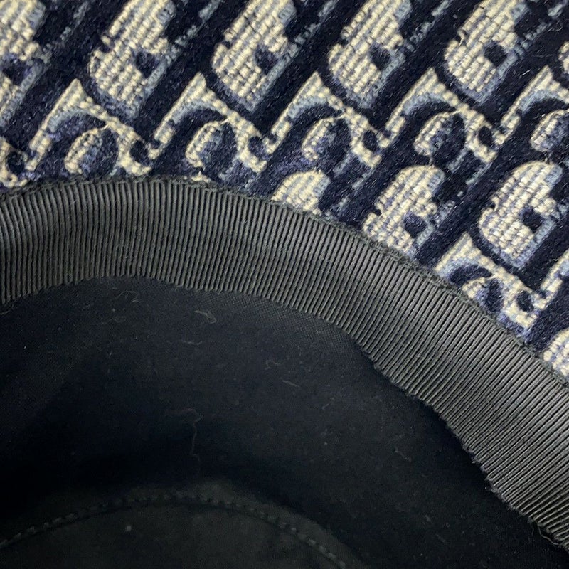 クリスチャン・ディオール ハット オブリーク トロッター ベロア サイズ58 Christian Dior 帽子