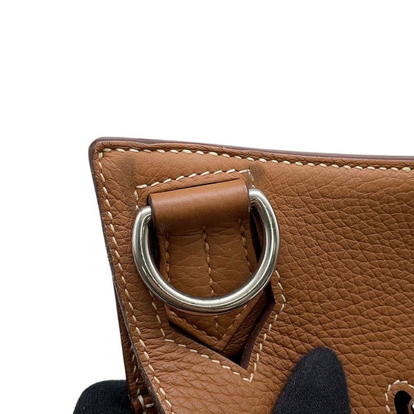 エルメス ジプシエール31 ゴールド/シルバー金具 トリヨンクレマンス □N刻印 HERMES バッグ