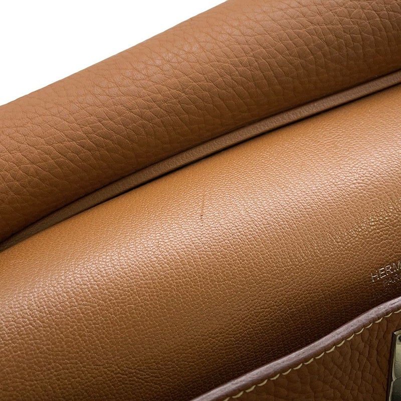 エルメス ジプシエール31 ゴールド/シルバー金具 トリヨンクレマンス □N刻印 HERMES バッグ