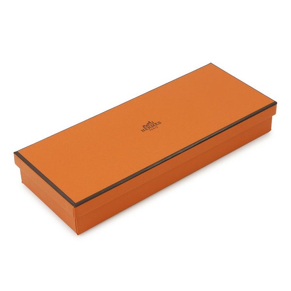 エルメス バッグチャーム ショッパー サックオランジュ フー/ゴールド ラムスキン Y刻印