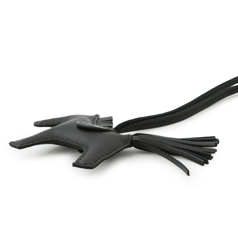 エルメス バッグチャーム ロデオ PM タッチ ブラック ラムスキン/アリゲーターマット Y刻印 黒 ソーブラック