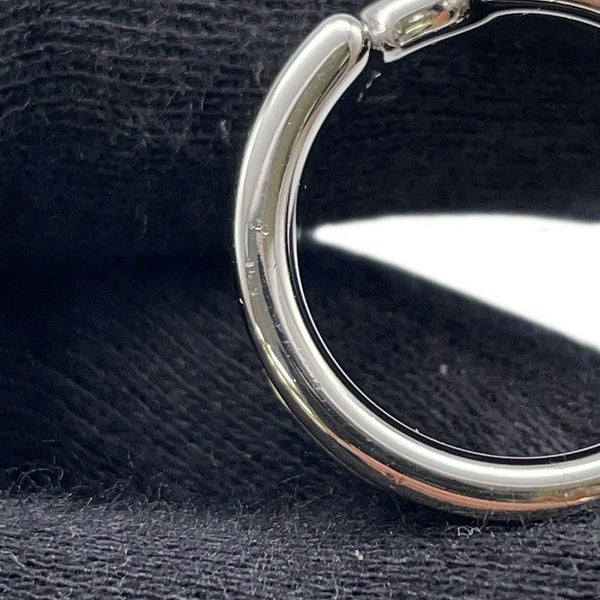 エルメス リング オランプPM ブラック/シルバー金具 エプソン サイズS HERMES 指輪 黒