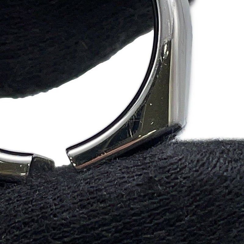 エルメス リング エトリエ ブラック/シルバー金具 サイズT62 HERMES 指輪 メンズ 黒