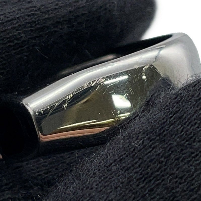 エルメス リング エトリエ ブラック/シルバー金具 サイズT62 HERMES 指輪 メンズ 黒