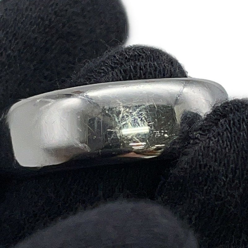 エルメス リング エトリエ ブラック/シルバー金具 サイズT62 HERMES 指輪 メンズ 黒