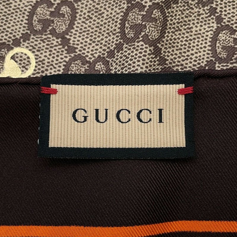 グッチ スカーフ GGプリント ホースビット シルク 662576 3G001 GUCCI スカーフ