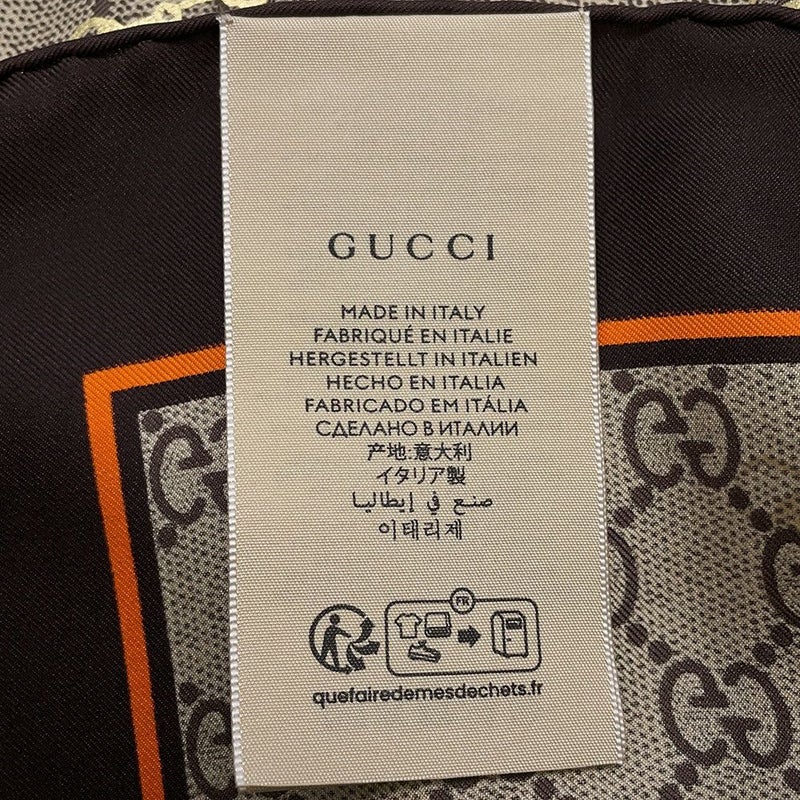グッチ スカーフ GGプリント ホースビット シルク 662576 3G001 GUCCI スカーフ