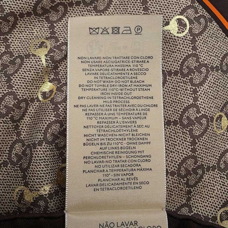 グッチ スカーフ GGプリント ホースビット シルク 662576 3G001 GUCCI スカーフ
