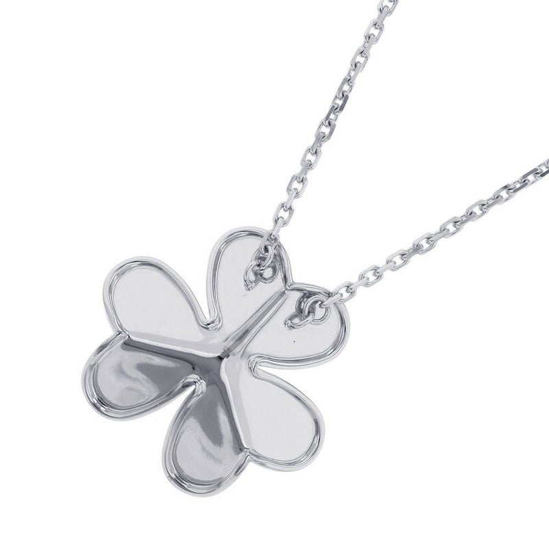 ヴァンクリーフ&アーペル ネックレス フリヴォル ペンダント ラージモデル ダイヤモンド 3P 計0.16ct K18WGホワイトゴールド VCARD25300