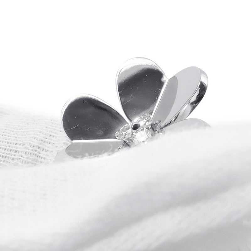 ヴァンクリーフ&アーペル ネックレス フリヴォル ペンダント ラージモデル ダイヤモンド 3P 計0.16ct K18WGホワイトゴールド VCARD25300