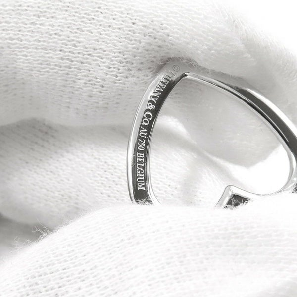 ティファニー ネックレス メトロ ハート ネックレス ダイヤモンド K18WGホワイトゴールド Tiffany&Co. ペンダント