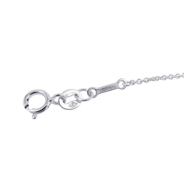 ティファニー ネックレス ダイヤモンド ロングネックレス ダイヤ 9P 計0.78ct K18WGホワイトゴールド Tiffany&Co.