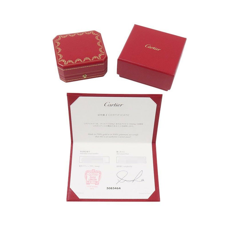 カルティエ ピアス カルティエ ダムール イヤリング ミディアムモデル ダイヤモンド 2P 計0.26ct K18WGホワイトゴールド B8041400