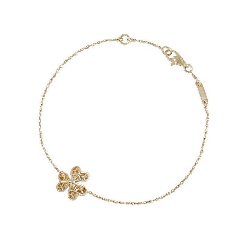 ヴァンクリーフ&アーペル ブレスレット フリヴォル ミニモデル ダイヤモンド 25P 計0.21ct K18YGイエローゴールド VCARP24100