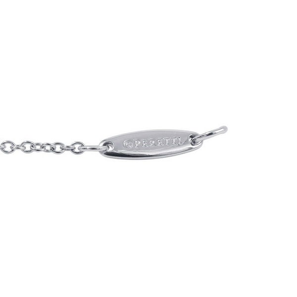 ティファニー ネックレス エルサ・ペレッティ バイザヤード シングル ダイヤモンド ペンダント ダイヤ 1P 0.24ct Pt950プラチナ 鑑定書付き