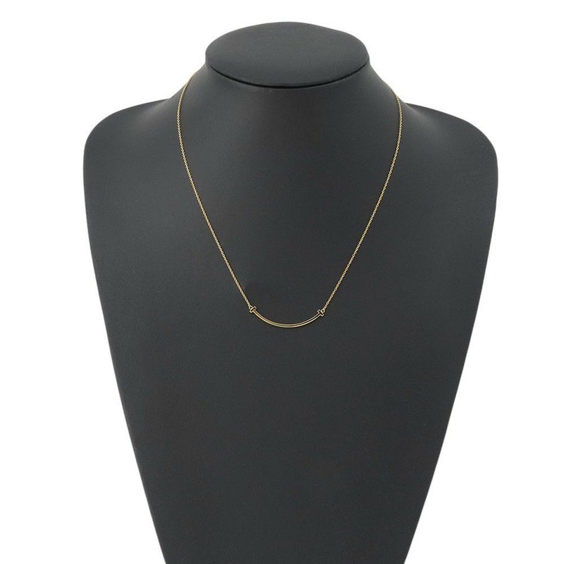 ティファニー ネックレス Tスマイル スマイル ペンダント スモール K18YGイエローゴールド 60011679 ジュエリー