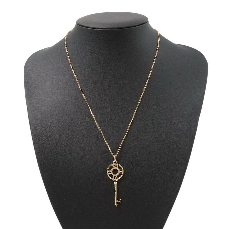 ティファニー ネックレス アトラス キー ペンダント ダイヤモンド K18PGピンクゴールド Tiffany&Co.