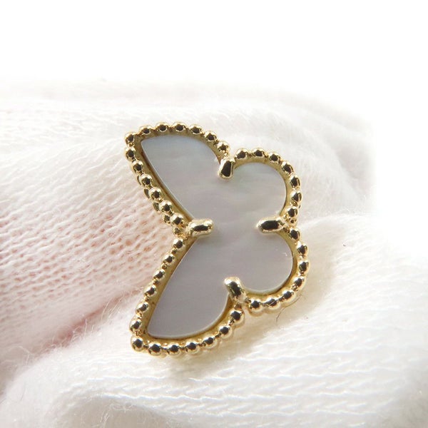 ヴァンクリーフ&アーペル ピアス スウィート パピヨン ピアス マザーオブパール K18YGイエローゴールド VCARN5JM00