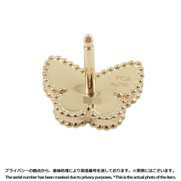 ヴァンクリーフ&アーペル ピアス スウィート パピヨン ピアス マザーオブパール K18YGイエローゴールド VCARN5JM00