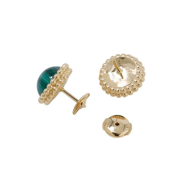 ヴァンクリーフ&アーペル ピアス ペルレ クルール ピアス マラカイト K18YGイエローゴールド VCARP4DS00 ジュエリー