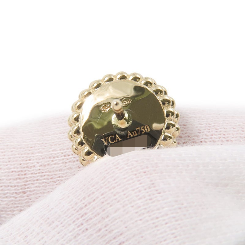 ヴァンクリーフ&アーペル ピアス ペルレ クルール ピアス マラカイト K18YGイエローゴールド VCARP4DS00 ジュエリー