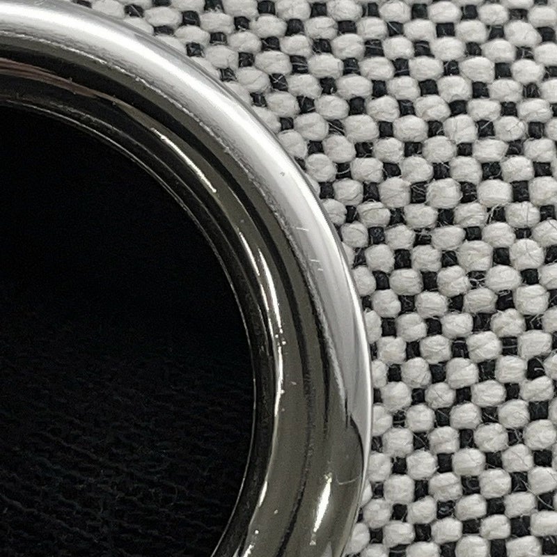 エールバッグ ジップ 50 ルトゥルネ キャビン エクリュ/ブルーゼリージュ/ブラック/シルバー金具 トワルミリタリー/ヴァッシュハンター