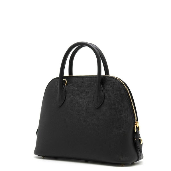 エルメス ボリード1923 25 ブラック/ゴールド金具 エプソン K刻印 2wayショルダー 黒