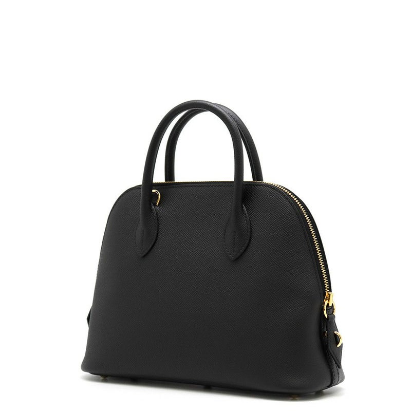 エルメス ボリード1923 25 ブラック/ゴールド金具 エプソン K刻印 2wayショルダー 黒