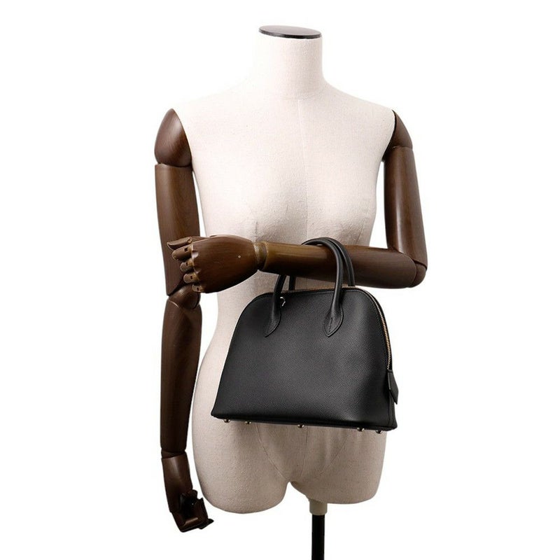 エルメス ボリード1923 25 ブラック/ゴールド金具 エプソン K刻印 2wayショルダー 黒